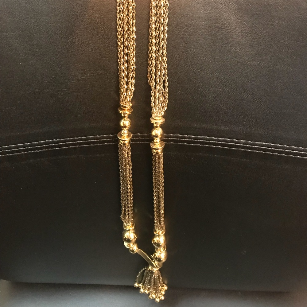 “Retired” Bianca Gold Tassel from Stella & Dot